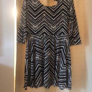 Black and White Dress